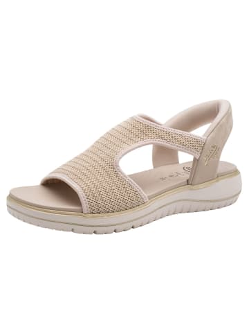 Jana Coshy Sandalette in BEIGE/GOLD