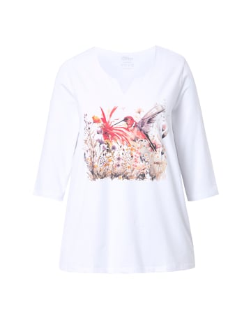 Ulla Popken Shirt in schneeweiß