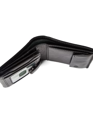 Jekyll & Hide Oxford Geldbörse RFID Schutz Leder 9 cm in black