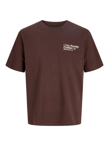 Jack & Jones T-shirt in Coffee Bean
