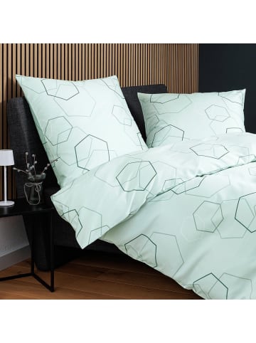 Janine Bettwäsche J.D. 87114 in mint salbei