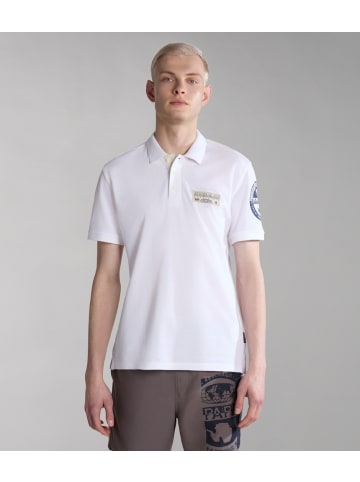 Napapijri Polo "E-Amundsen" in Weiß