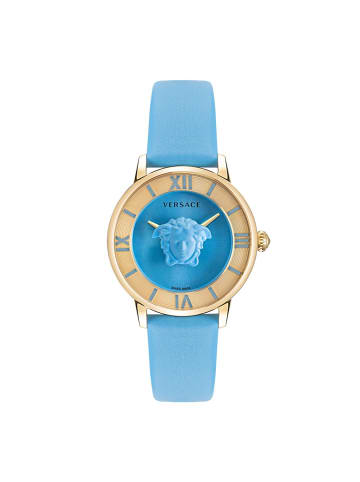 Versace Schweizer Uhr La Medusa in blau