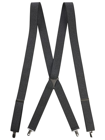 Man's World Hosenträger in schwarz-weiß