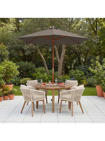 home24 Sonnenschirm Growora in Taupe