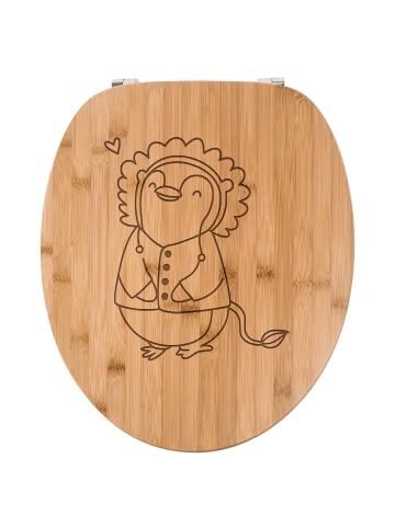 Mr. & Mrs. Panda Toilettensitz Löwe Astrologie ohne Spruch in Transparent