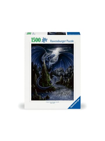 Ravensburger Puzzle Der Schwarzblaue Drache, 1500 Teile, ab 14 Jahre