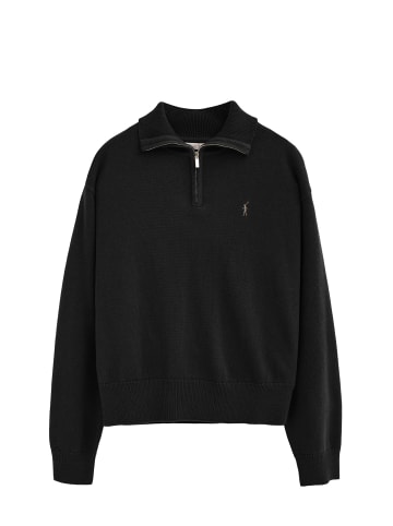 Polo Club Pullover WOMAN RIGBY GO ZIPPER WOOL W IO LONG SLEEVE REGULAR FIT in Schwarz