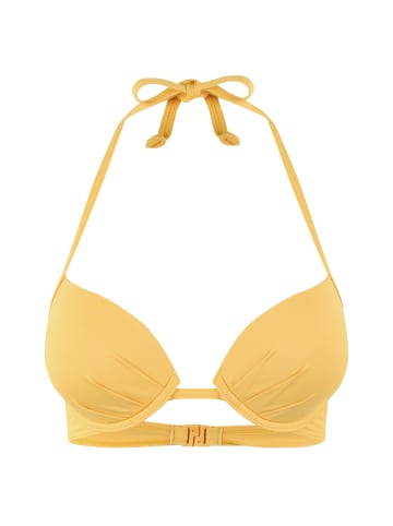 S. Oliver Push-Up-Bikini-Top in gelb