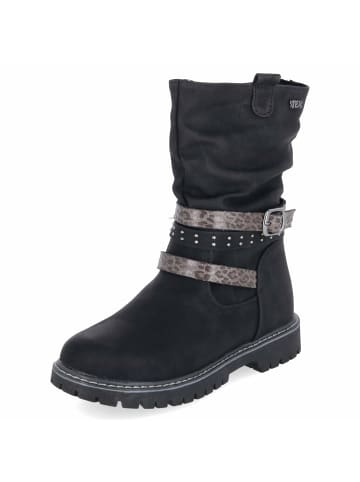 Indigo Winterstiefelette in schwarz