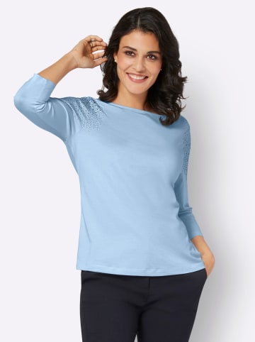 creation L 3/4-Arm-Shirt in hellblau
