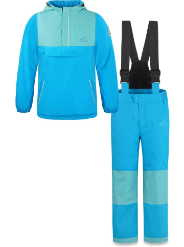 Normani Outdoor Sports Kinder WinterSet Thermohose und Windbreaker in Türkis