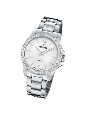 Festina Analog-Armbanduhr Festina Mademoiselle silber mittel (ca. 35mm)
