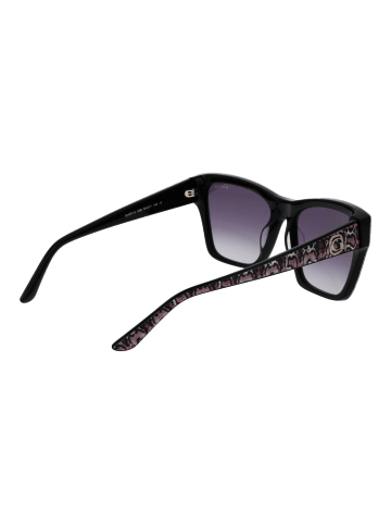 Guess Frauen Sonnenbrillen Quadratisch Schwarz