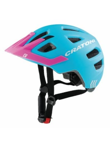Cratoni Kinder-Fahrradhelm Maxster Pro in blau/pink matt