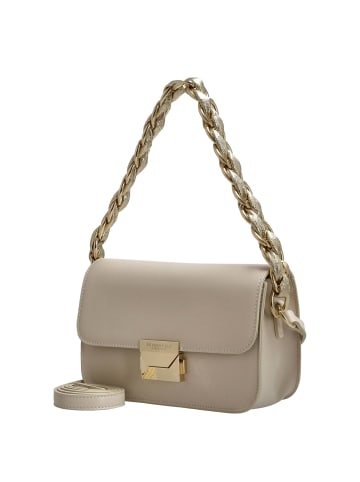 Seidenfelt Hallila Boxy Crossbag - Schultertasche 21 cm (black) in beige