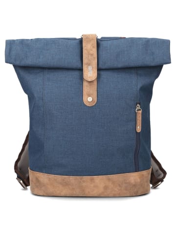 Zwei Olli O24 - Rucksack 37/50 cm in blau