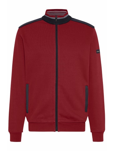 Bugatti Sweatshirtjacke in rot