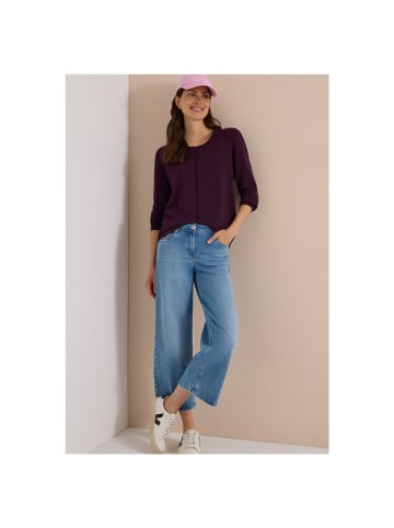 Cecil Pullover in eggplant red