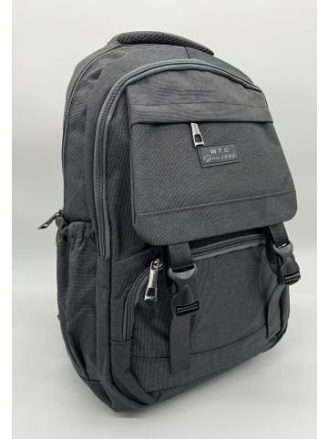 EGOMAXX Basic Backpack Stoff Rucksack Uni Daypack Nadelstreifen Design in Dunkelgrau 3 gunstig kaufen limango