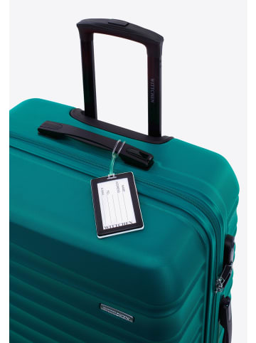 Wittchen LARGE SUITCASE FROM ABS WITH LUGGAGE TAG in Green