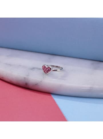 Lucardi 925 Silber Ring  Herz