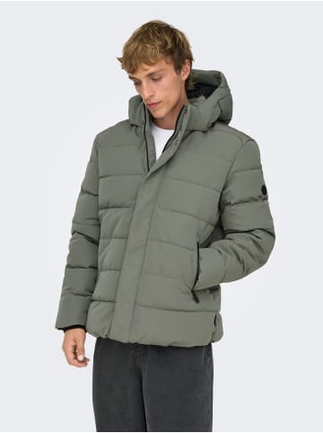 ONLY & SONS Daunenjacke in Castor Gray 1