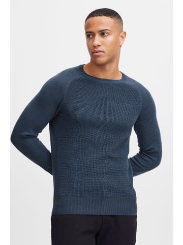 BLEND Strickpullover BHGandolf 20705583ME Strickpullover mit farblich abgesetzten Akzenten in Blau
