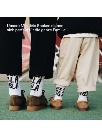 von Jungfeld Tennissocken Kinder BlaBlaBla Tennis Socken in Weiß