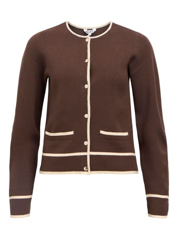 Object Strickjacke in Seal Brown