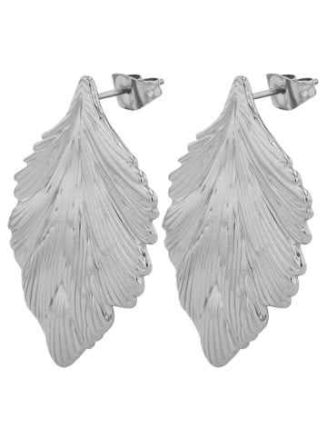 Adeliás Damen Ohrringe – Ohrstecker aus Edelstahl in silber