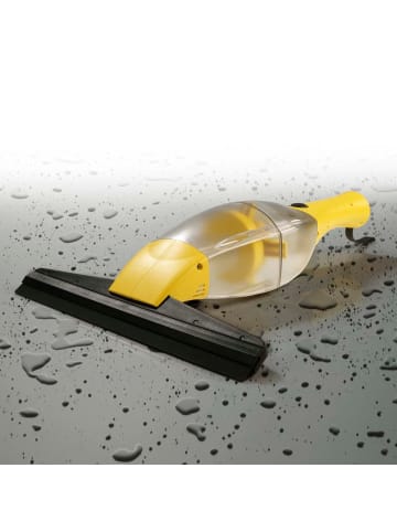 Clean Maxx Akku-Fensterreiniger 3,7V gelb mit Verlängerungsstange gelb