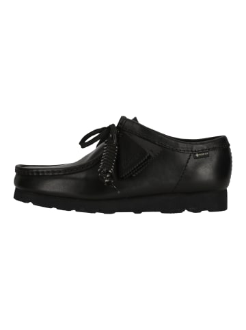 Clarks Schnürschuhe Wallabee in 1216 Black Leather