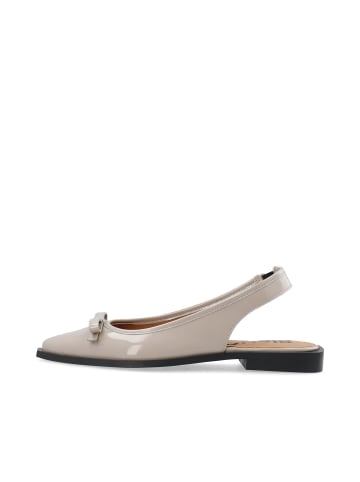 Bianco Slingbacks in Nougat