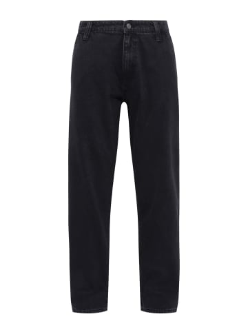 Mavi Jeans Denim Jeans mit weitem Bein und Taschendetails in Dunkelgrau