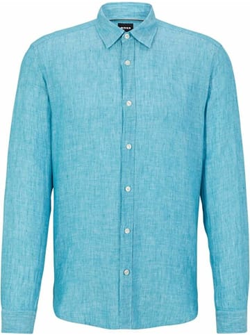 Hugo Boss Langarm FreizeitHemd für Herren in uni