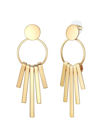 Lulu & Jane Ohrringe aus Metall-Legierung in gelbgold