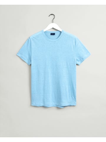 Gant Leinen T-Shirt in Blau