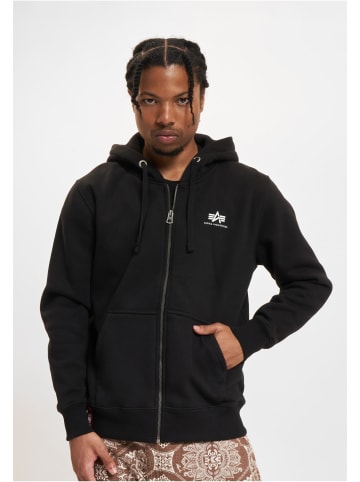 Alpha Industries Alpha Industries Zip-Kapuzenpullover in black