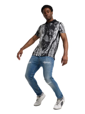 Carlo Colucci Poloshirt Eisath in Schwarz