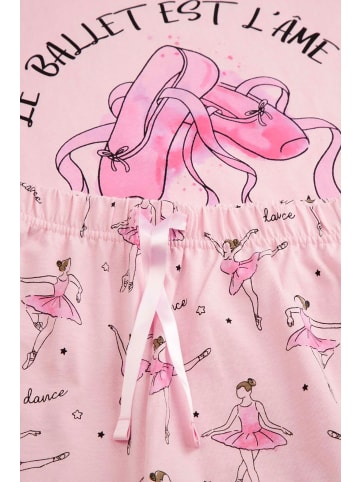 Coccodrillo Mädchenpyjama in rosa