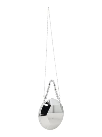 faina Women Clutch in Silver