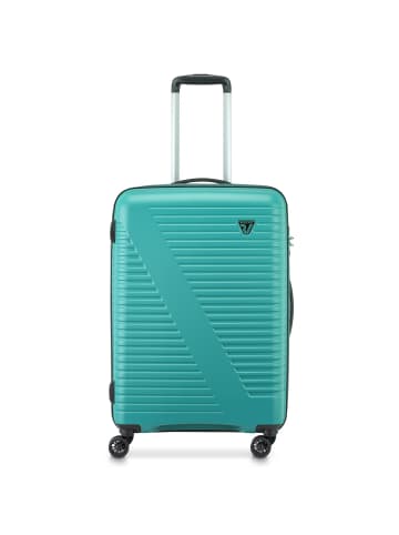 Roncato Sunlite 4 Rollen Trolley 66 cm in blu tiffany