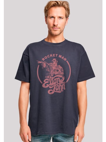 F4NT4STIC Oversize T-Shirt Elton John Rocketman in marineblau
