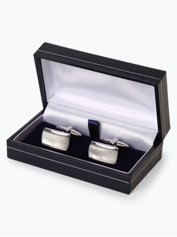 Andrew James Manschettenknopf in silber - 0001