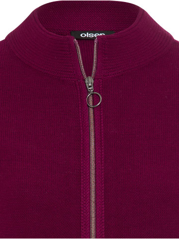 Olsen Jacke Henny in himbeer - 0001