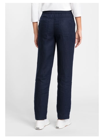 Olsen Leinenhose in Ink Blue