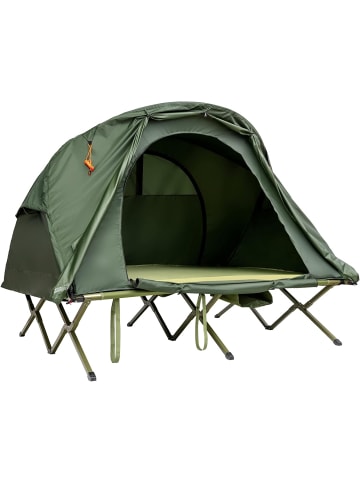 COSTWAY 4in1 Campingzelt für 1-2 Personen in Grün