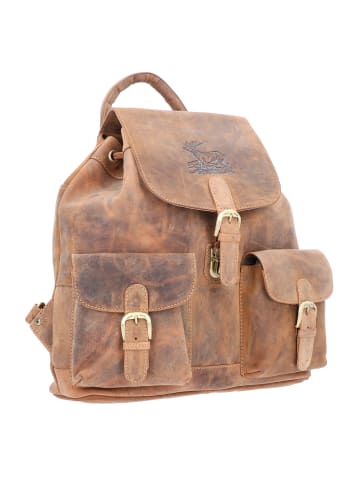 Greenburry Vintage Rucksack Leder 40 cm in brown