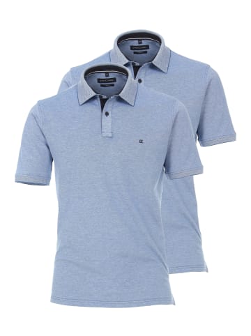 Casa moda Poloshirt Basic in Hellblau